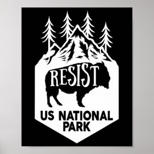 Póster Servicio de Resistencia al Parque Nacional Alt Us