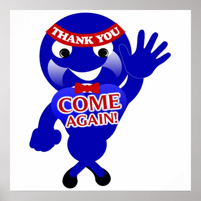 Póster Servicios profesionales Gracias Poster (Frente)