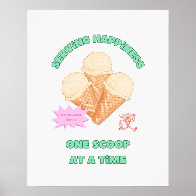 Póster Serving Happiness (Frente)