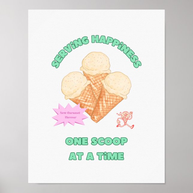 Póster Serving Happiness (Frente)