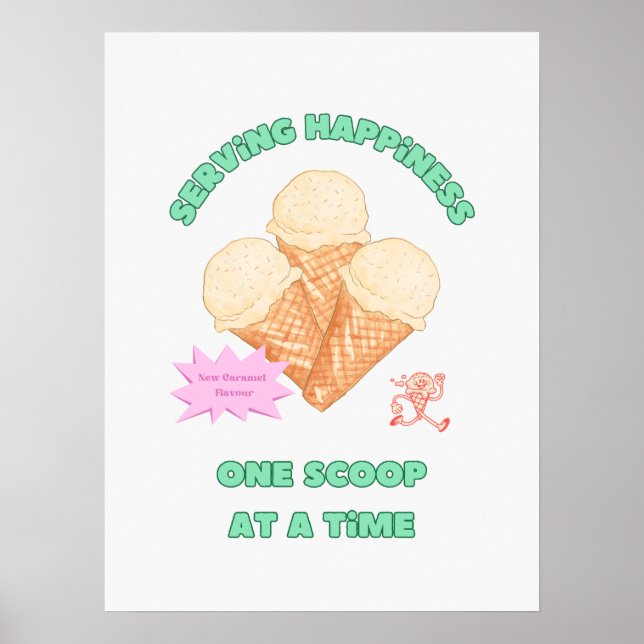 Póster Serving Happiness (Frente)
