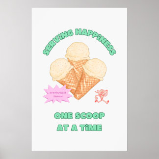 Póster Serving Happiness