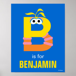Póster Sesame Street B is for Big Bird