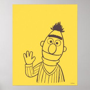 Póster Sesame Street Bert