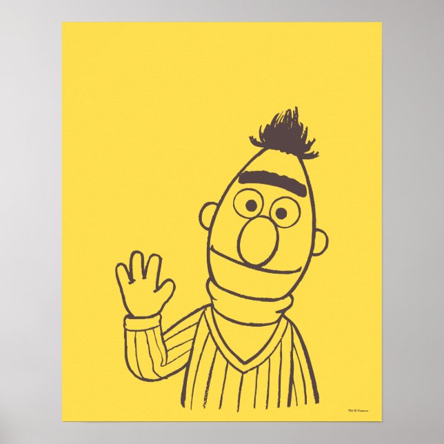 Póster Sesame Street | Bert (Frente)