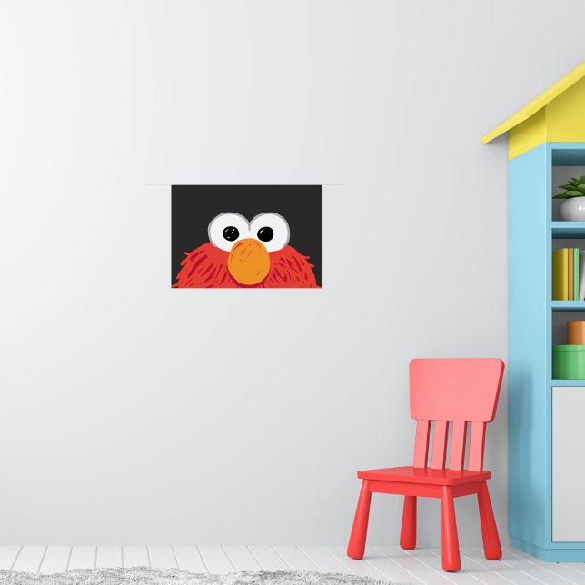 Póster Sesame Street | Cara grande de Elmo (Guardería 1)