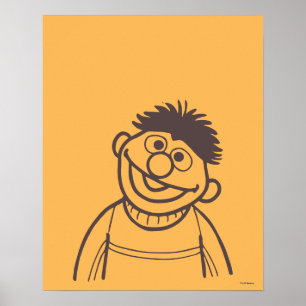 Póster Sesame Street   Ernie