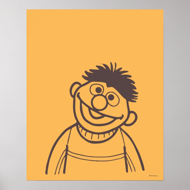 Póster Sesame Street | Ernie (Frente)