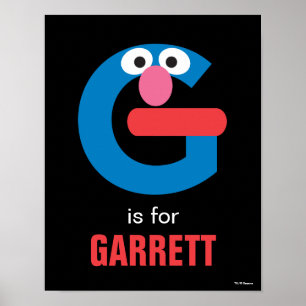 Póster Sesame Street G es de Grover