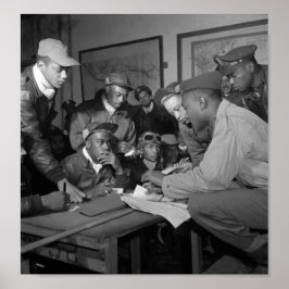 Póster Sesión de planificación de Tuskegee Airmen - Itali