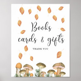 Póster Setas de la selva acuarela, libros, tarjetas y reg