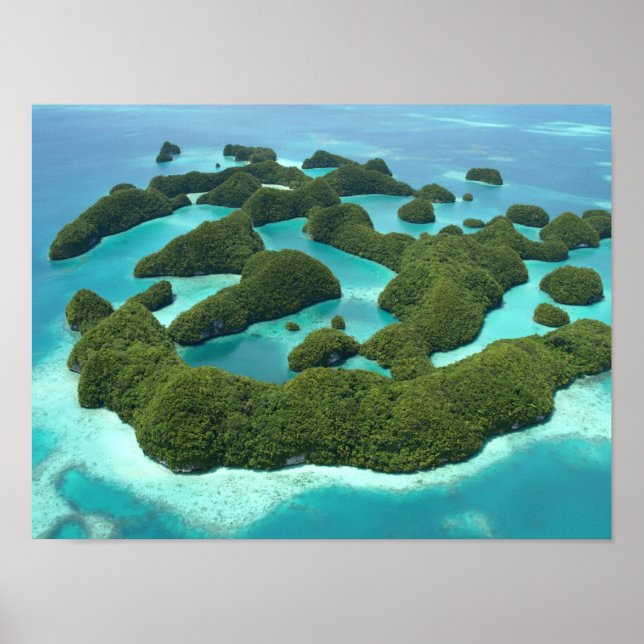 Póster Setenta islas, Palau (Frente)