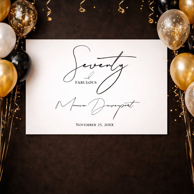 Póster Setenta y fabuloso  (Subido por el creador)