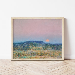 Póster Setiembre Moonrise   Childe Hassam