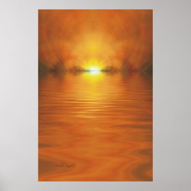 Póster Setting Sun Poster & Print (Frente)