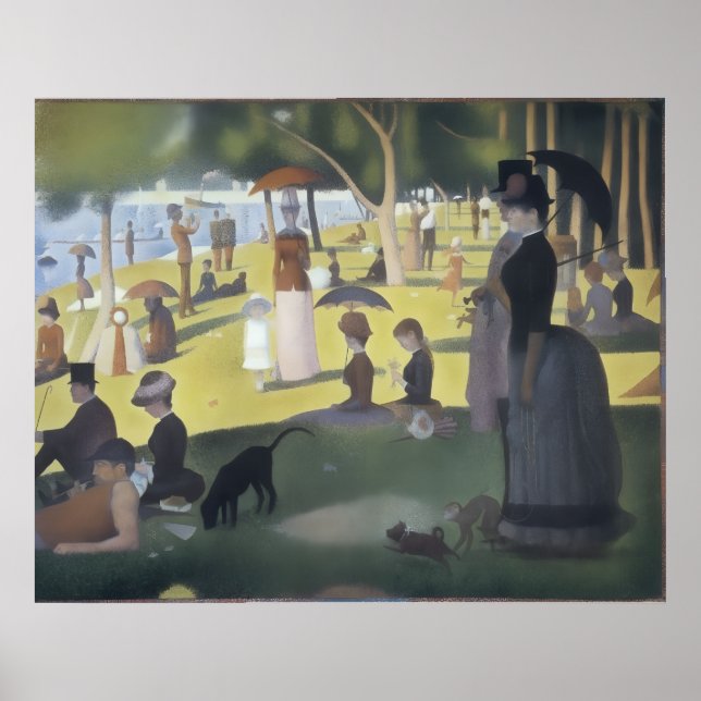 Póster Seurat (Frente)
