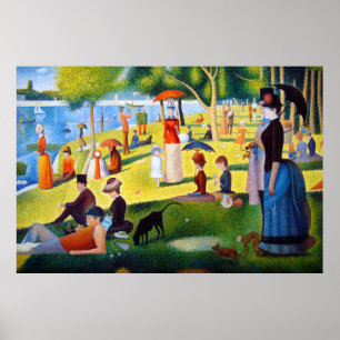 Póster Seurat: Domingo en La Grande Jatte