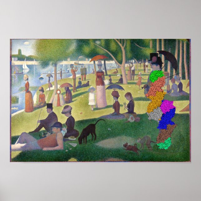 Póster Seurat nuclear (Frente)