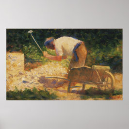 Póster Seurat The Stone Breaker