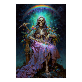 Póster Seven Potencies Santa Muerte