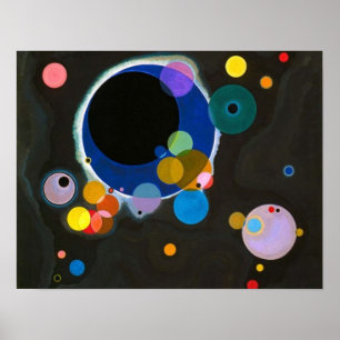 Póster Several Circles Wassily Kandinsky