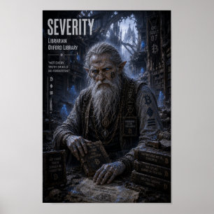 Póster Severidad / Bibliotecario / Biblioteca de Oxford