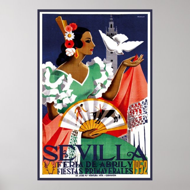 Póster Sevilla Andalucía (Frente)