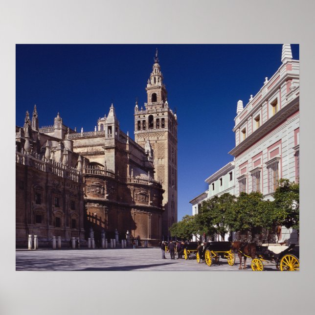 Póster Sevilla, España | La Giralda (Frente)