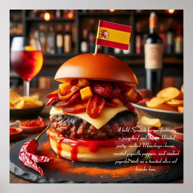 Póster Seville Sizzle: Sensación de Chorizo (Frente)