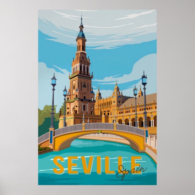 Póster Seville, Spain (Frente)