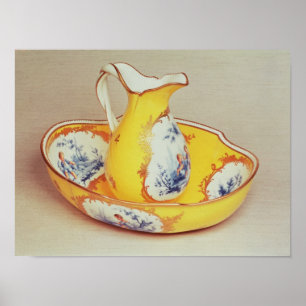 Póster Sevres Broc Roussel ewer y basin