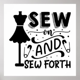 Póster Sew and Sew Forth