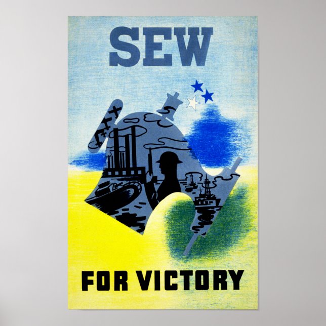 Póster Sew for Victory (Frente)