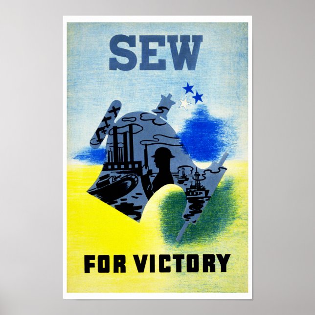 Póster Sew for Victory (Frente)