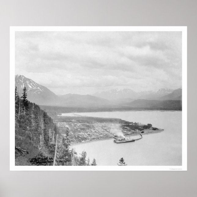Póster Seward, Alaska Panorama 1918 (Frente)