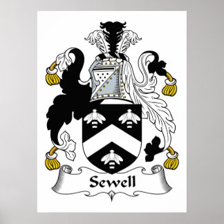 Póster Sewell Family Crest