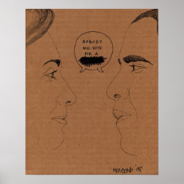 Póster Sexismo contra racismo