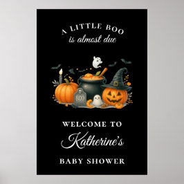 Póster Sexo de calabaza suave Baby Shower de Halloween ne