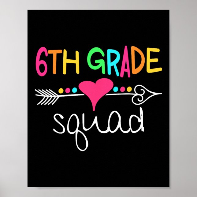 Póster Sexto Equipo Estudiantil de Sexto Grado del Sexto  (Frente)