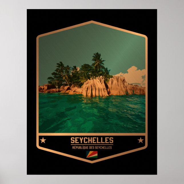 Póster Seychelles (Frente)