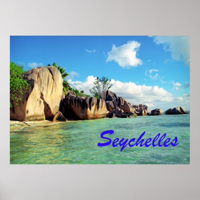 Póster Seychelles (Frente)