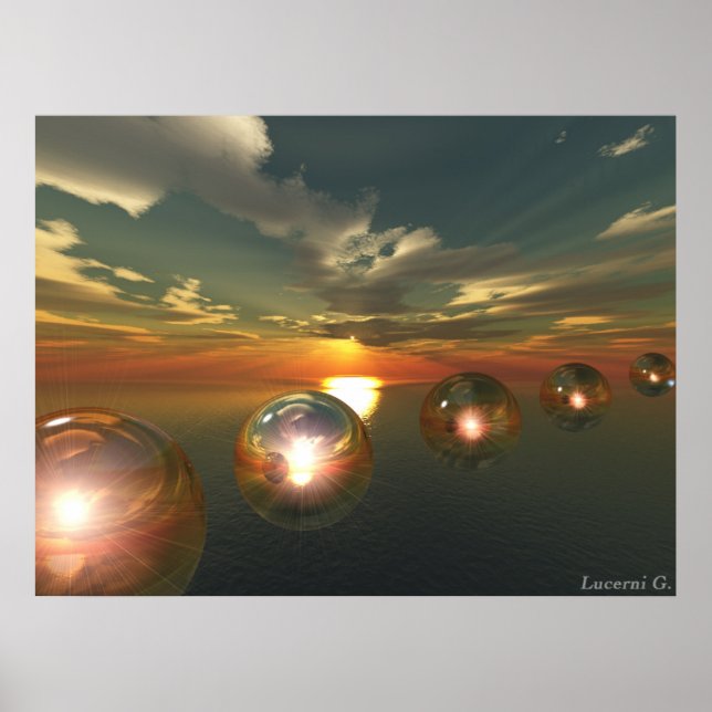 Póster sfere luce (Frente)