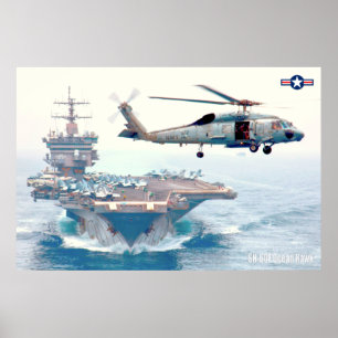 PÓSTER SH-60F OCEAN HAWK