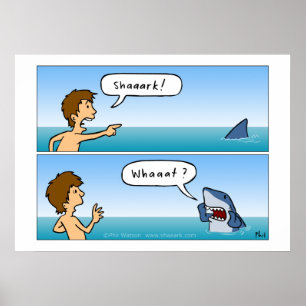 Póster ¡Shaaark! ¿Whaaat? Poster