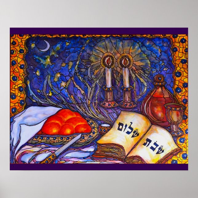 Póster Shabbat Shalom Poster (Frente)