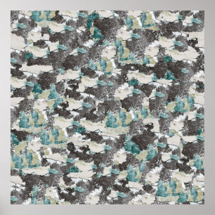 Póster Shabby wall seamless texture backgroundart, paint,