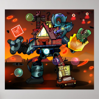 Póster ShackTron(Cae la gravedad)