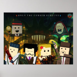 Póster Shadows of Evil 8-Bits (Grande)