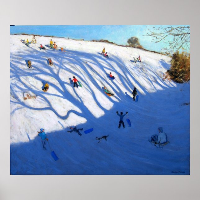 Póster Shadows on a hill Monyash (Frente)