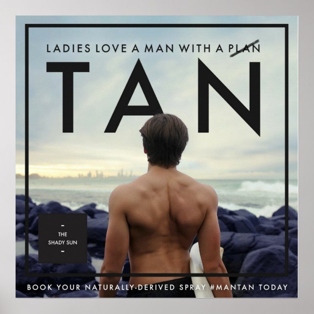 Póster Shady Gent- The Man Tan (Frente)